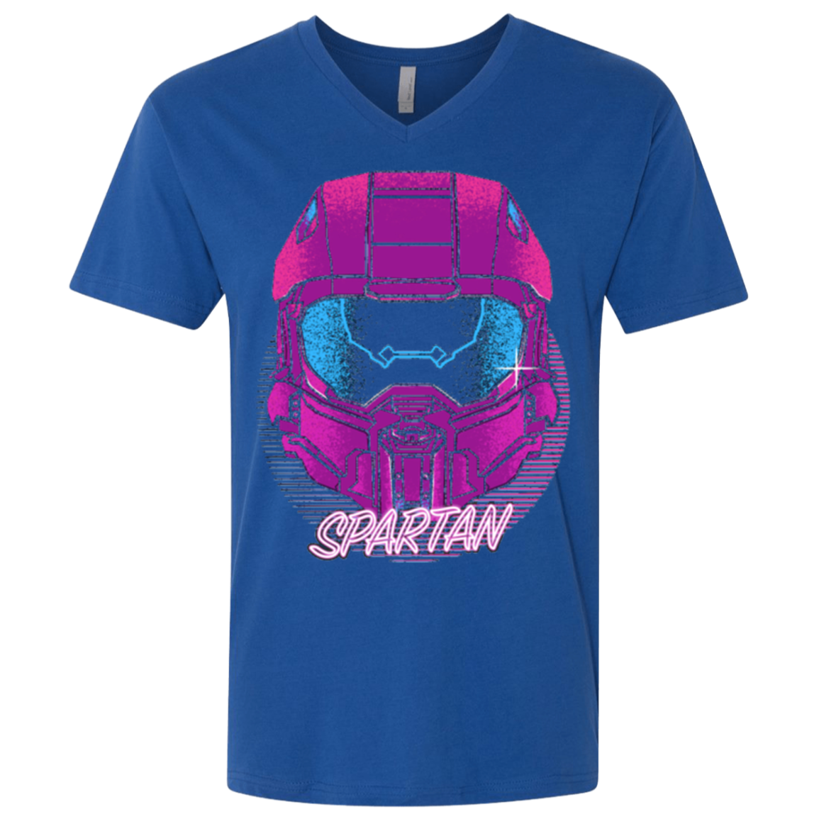 Spartan Helmet 80's Men's Premium V-Neck