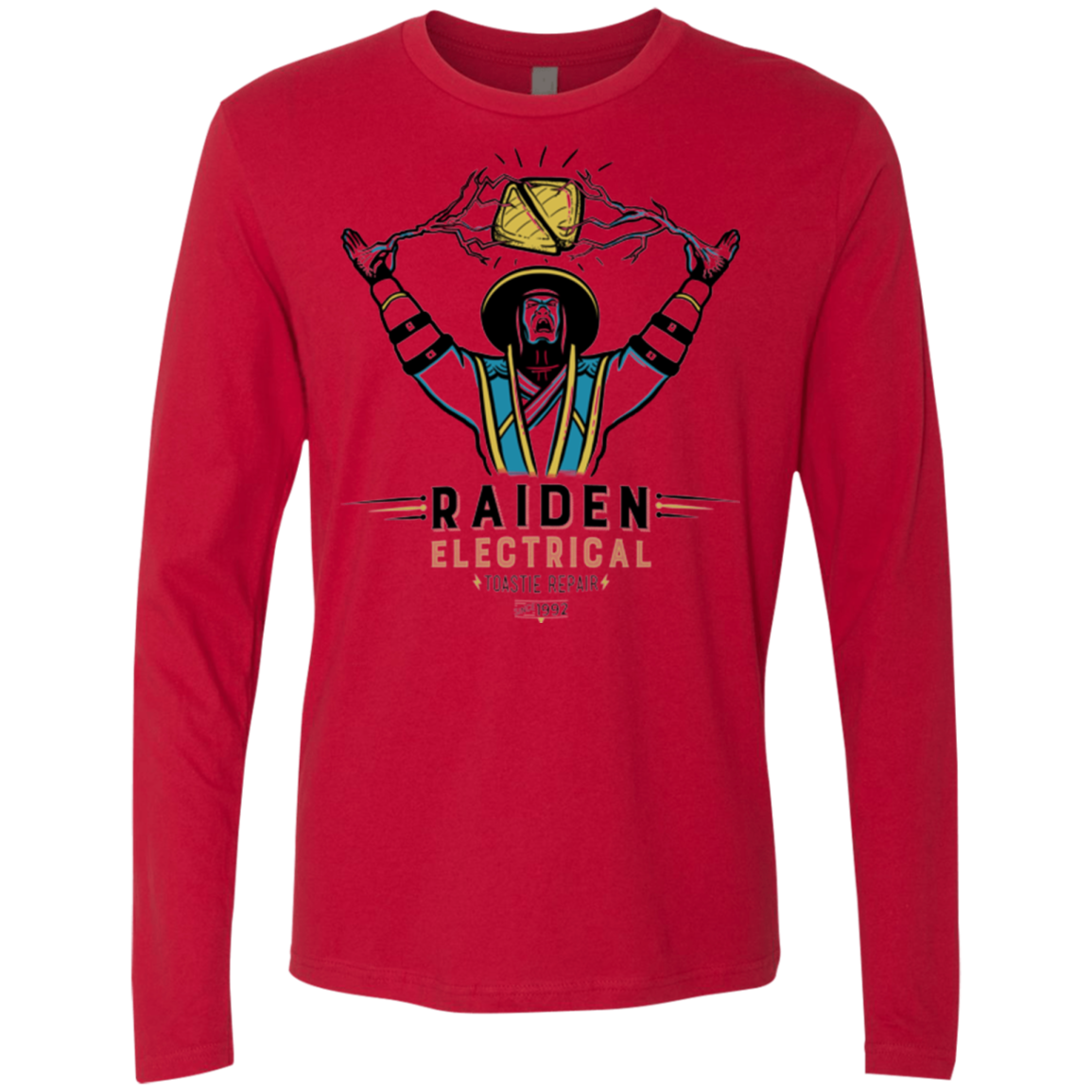 Raiden Electrical Toastie Repair Men's Premium Long Sleeve
