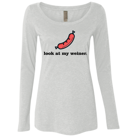 Weiner Women's Triblend Long Sleeve Shirt