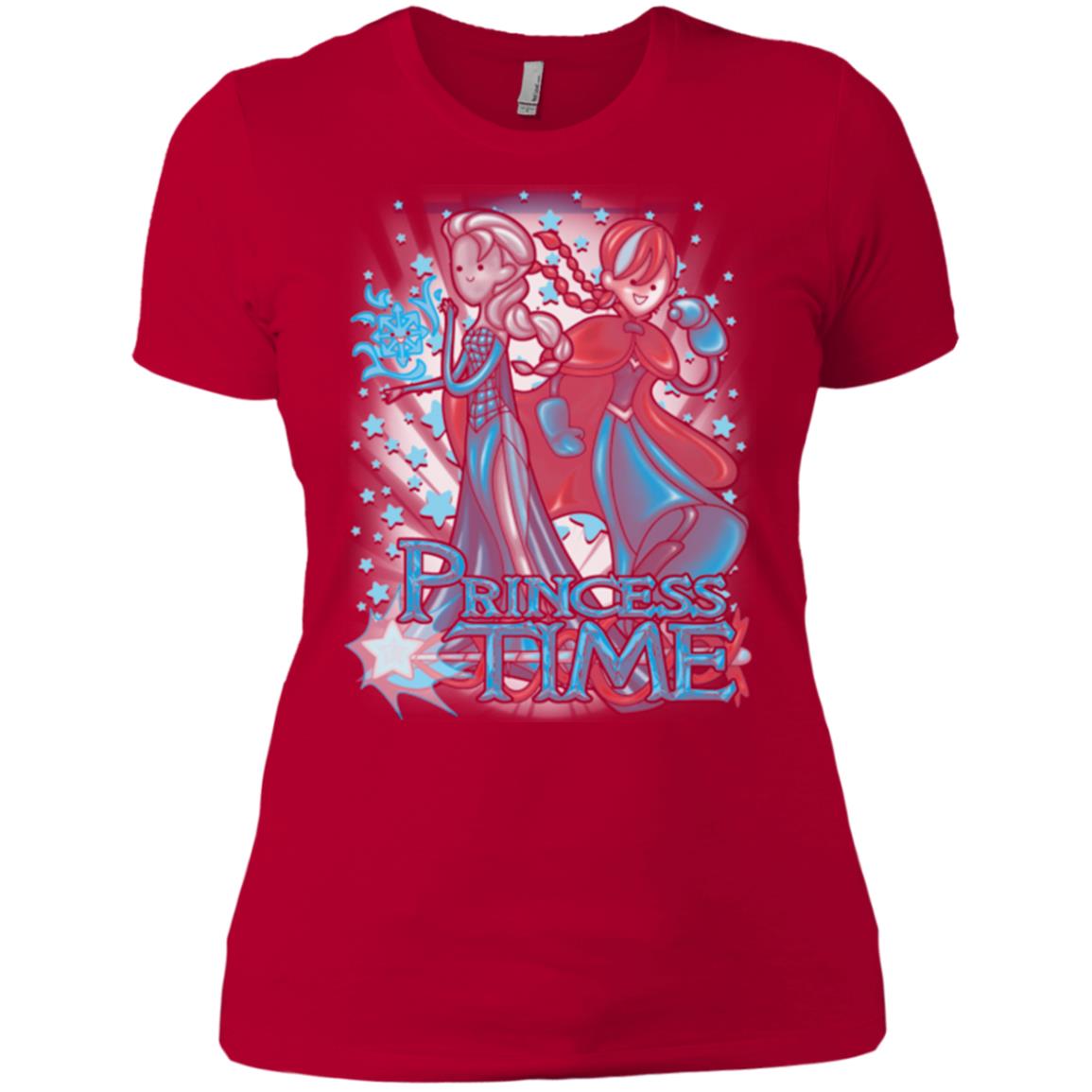 Princess Time Elsa Anna Women's Premium T-Shirt