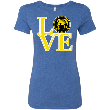 Yellow Ranger LOVE Women's Triblend T-Shirt