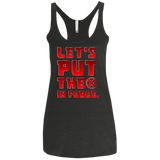 The X In Force Women's Triblend Racerback Tank