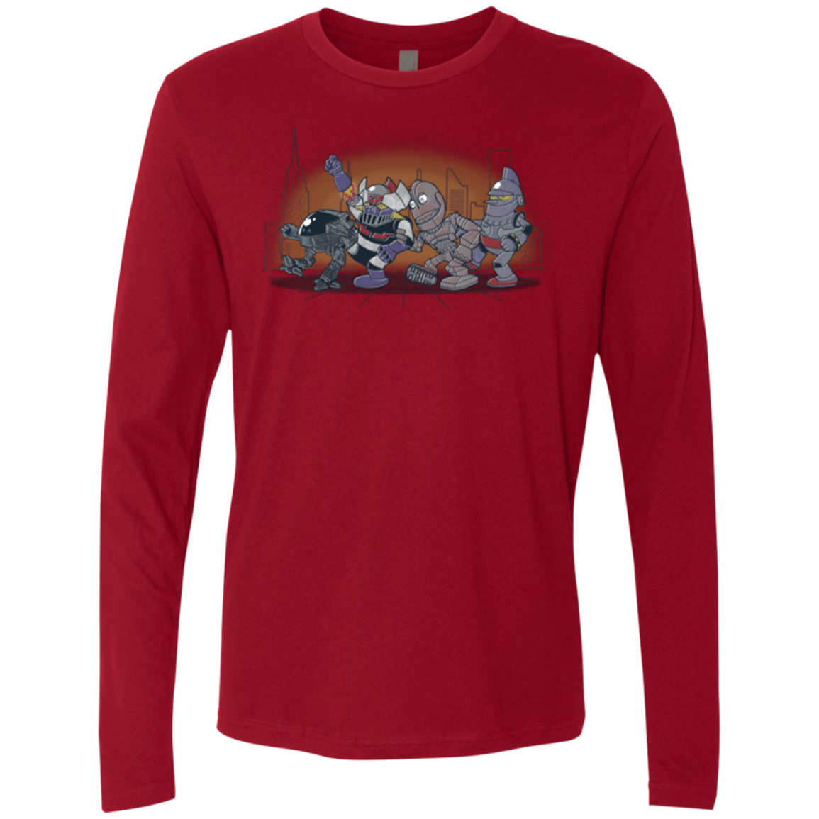 Where The Big Robots are Men's Premium Long Sleeve
