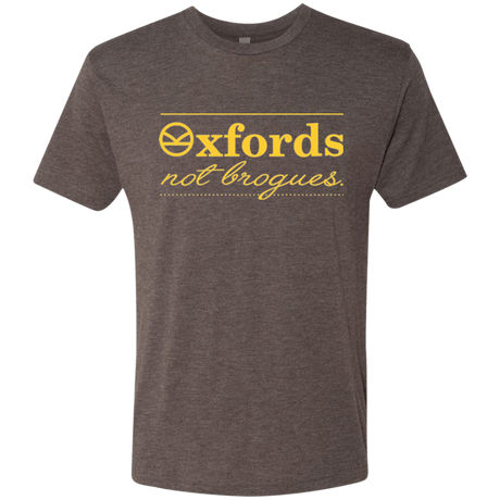 Oxfords Not Brogues Men's Triblend T-Shirt