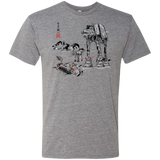 Battle in the Snow Sumi e Men's Triblend T-Shirt