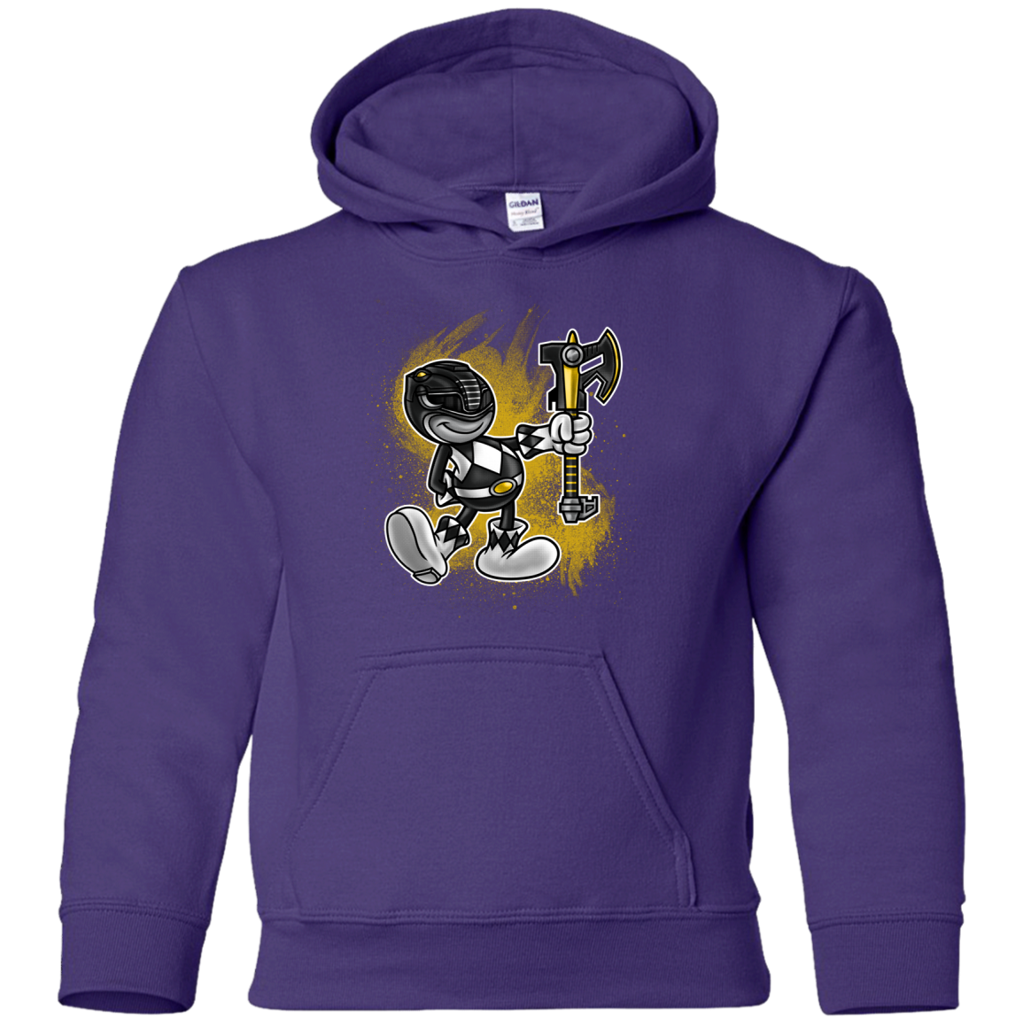 Black Ranger Artwork Youth Hoodie
