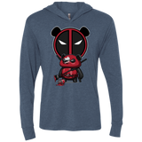 Bear Pool Triblend Long Sleeve Hoodie Tee
