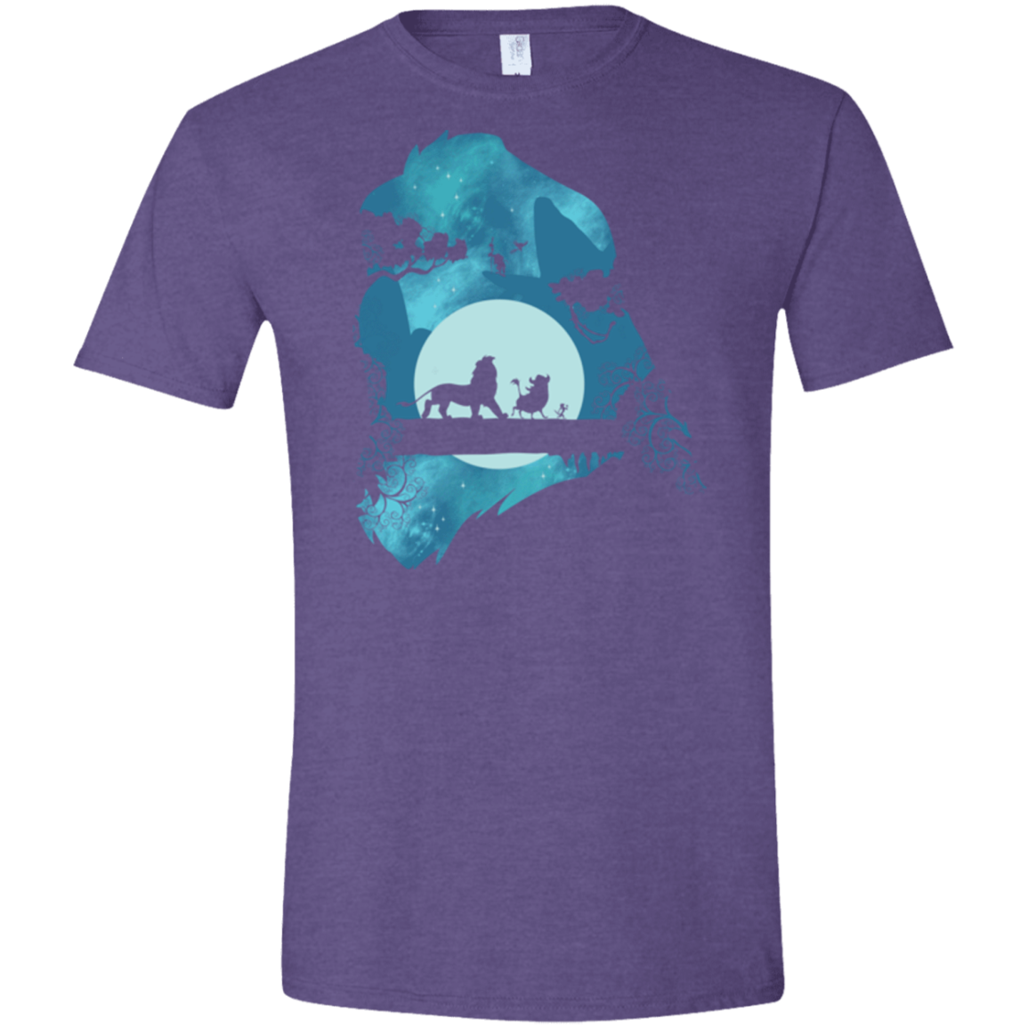 Lion Portrait Men's Semi-Fitted Softstyle