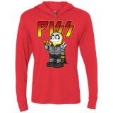 Piss Triblend Long Sleeve Hoodie Tee