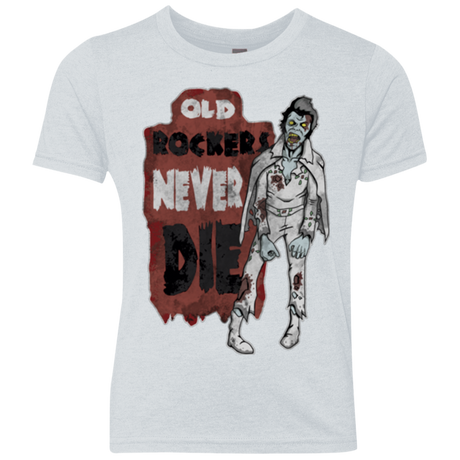 Old Rockers Never Die Youth Triblend T-Shirt