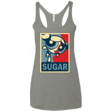 Sugar Powerpuff Women's Triblend Racerback Tank