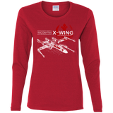 T-65 X-Wing Women's Long Sleeve T-Shirt