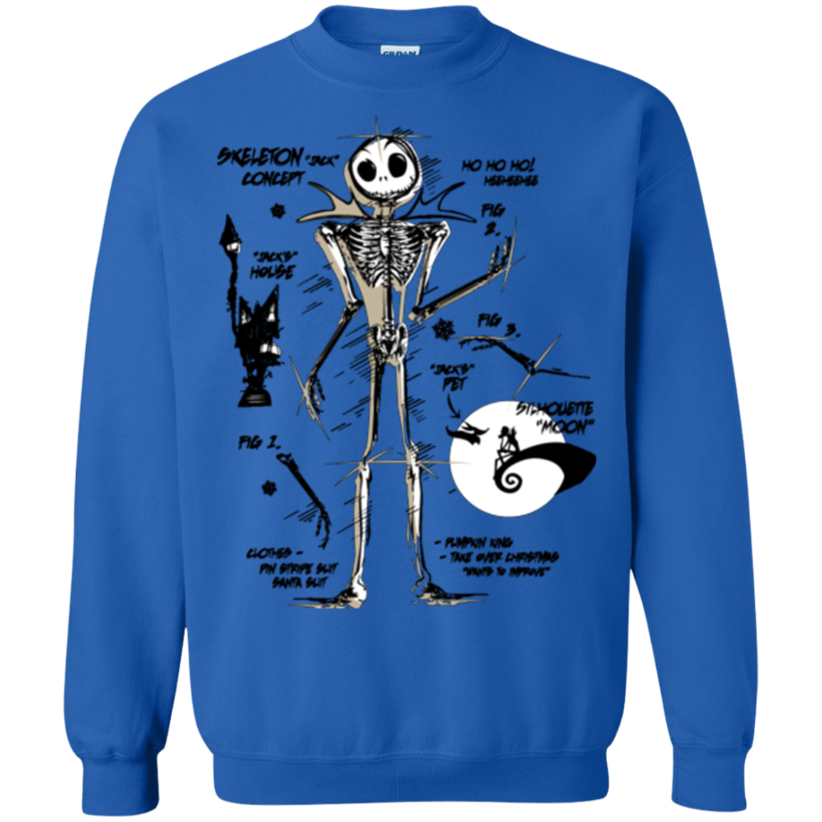 Skeleton Concept Crewneck Sweatshirt