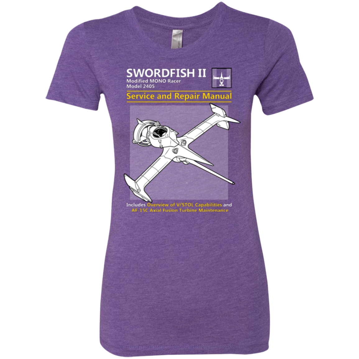 SWORDFISH SERVICE AND REPAIR MANUAL Women's Triblend T-Shirt