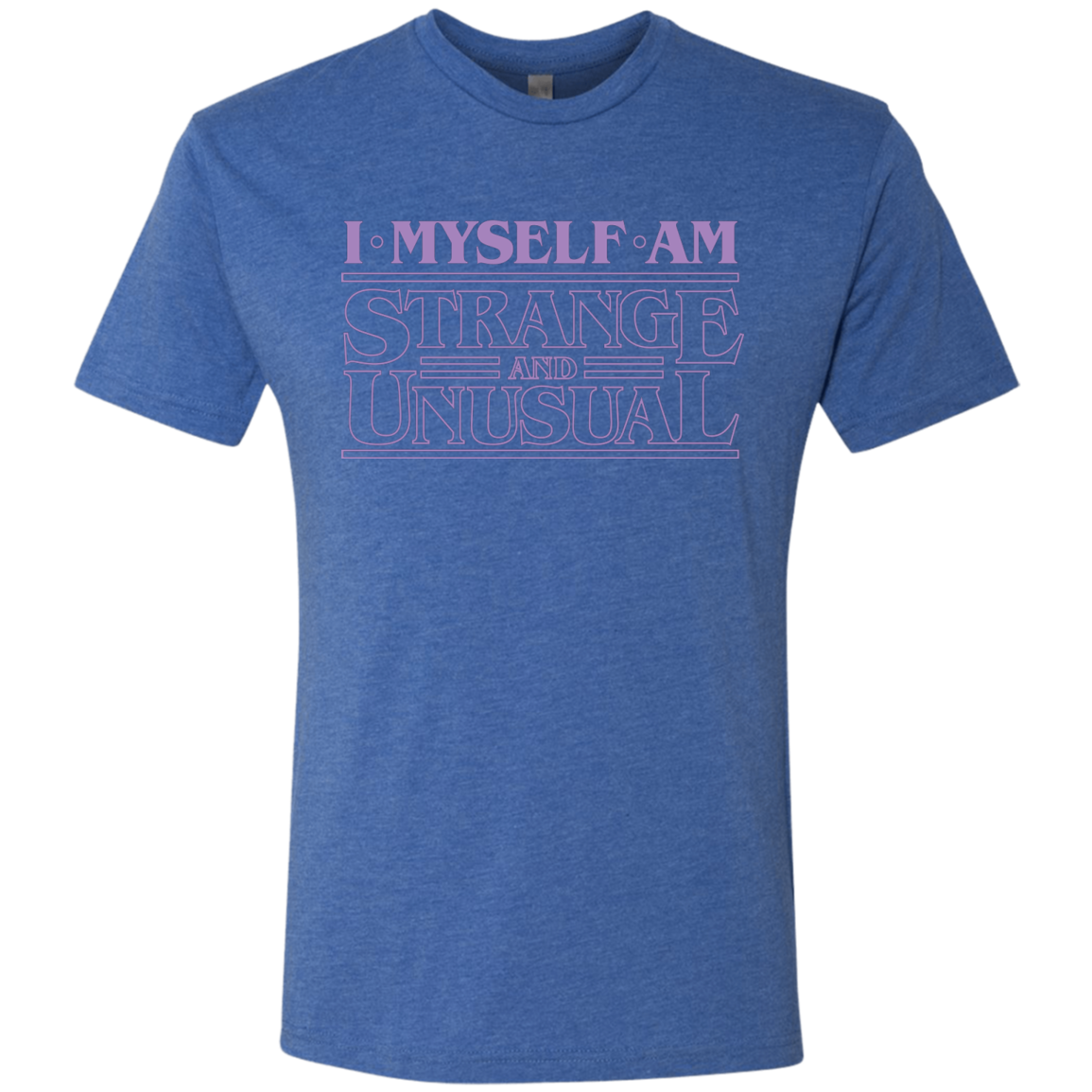 I Myself Am Strange And Unusual Men's Triblend T-Shirt