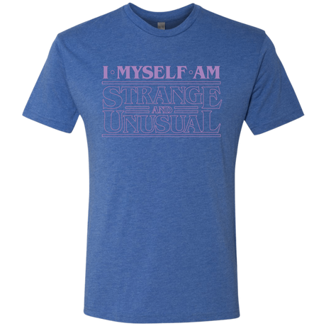 I Myself Am Strange And Unusual Men's Triblend T-Shirt