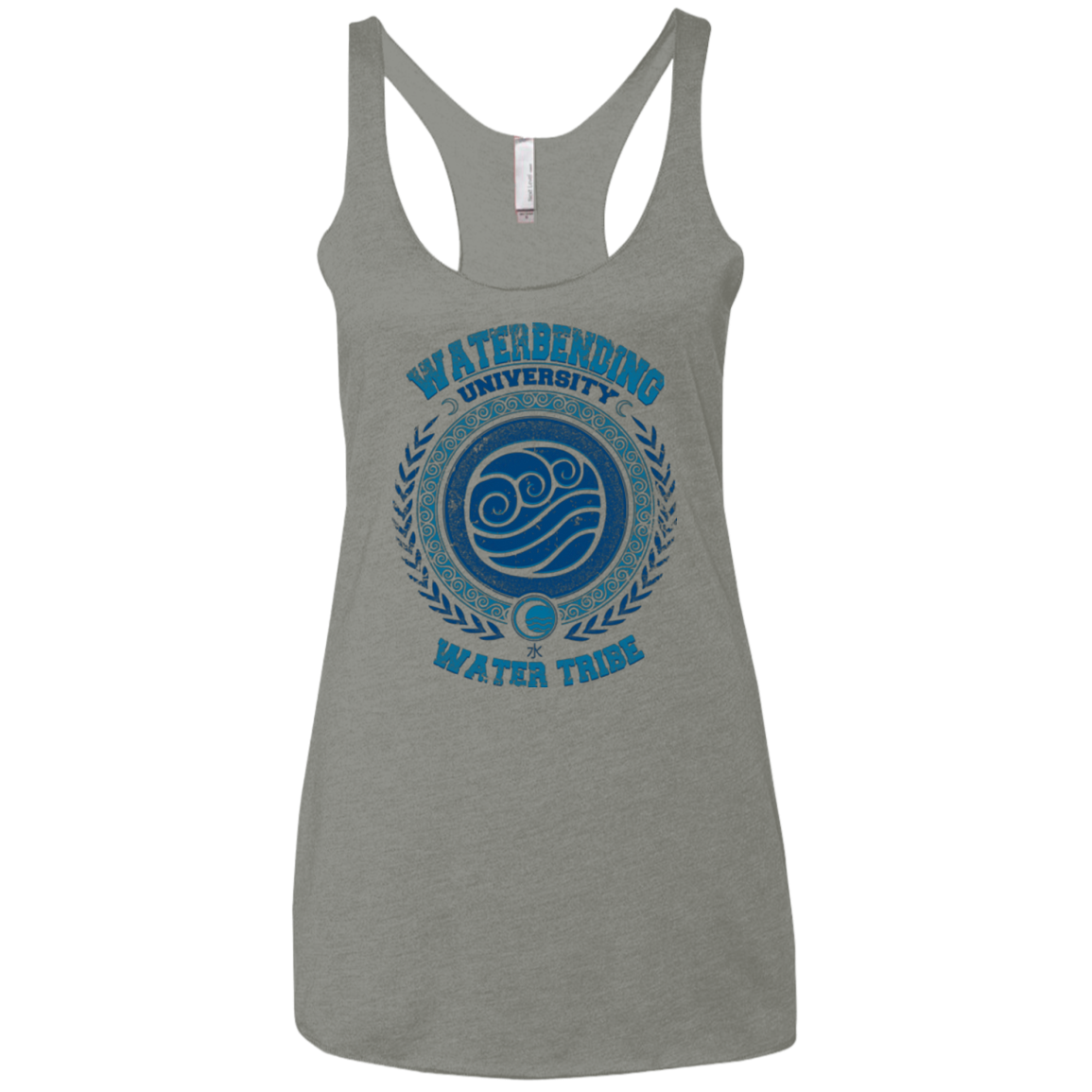 Waterbending University Women's Triblend Racerback Tank
