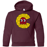 Poly Pac Man Youth Hoodie