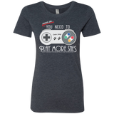 Evolve Today! Play More SNES Women's Triblend T-Shirt