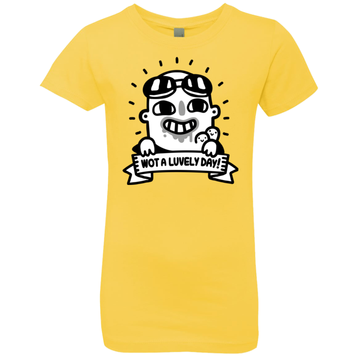 Wot A Luvely Day Girls Premium T-Shirt