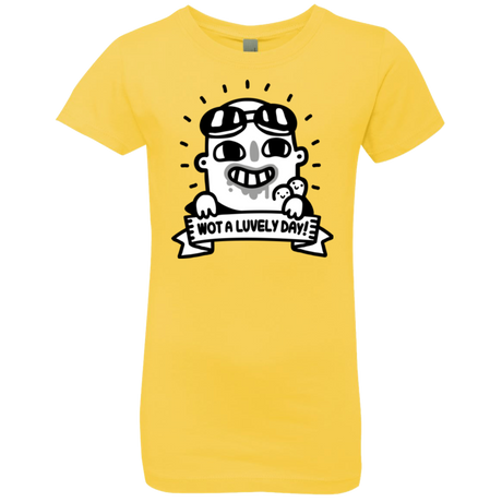 Wot A Luvely Day Girls Premium T-Shirt