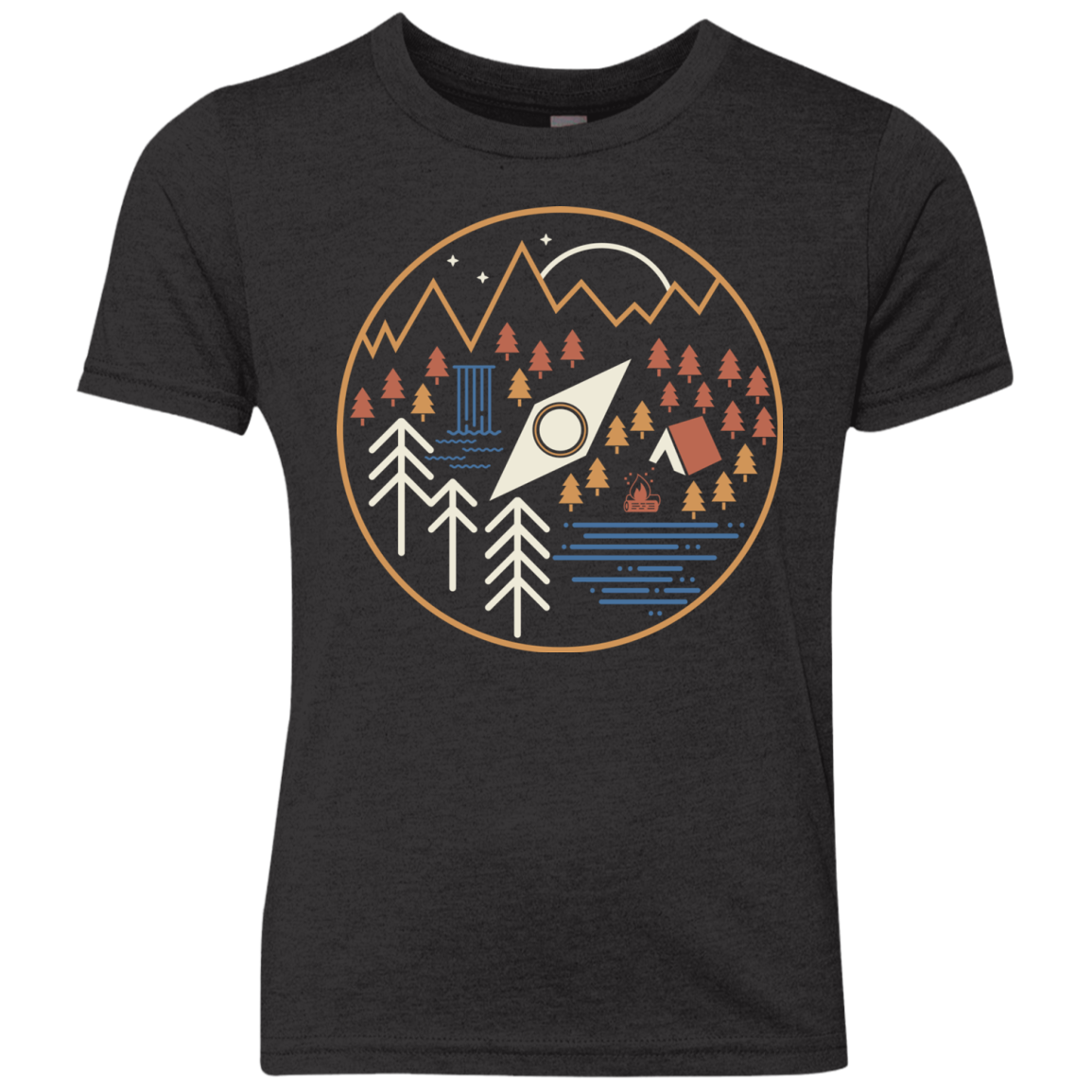 Discover Camping Youth Triblend T-Shirt