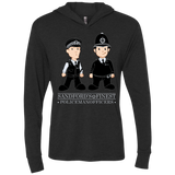 Hot Fuzz Triblend Long Sleeve Hoodie Tee