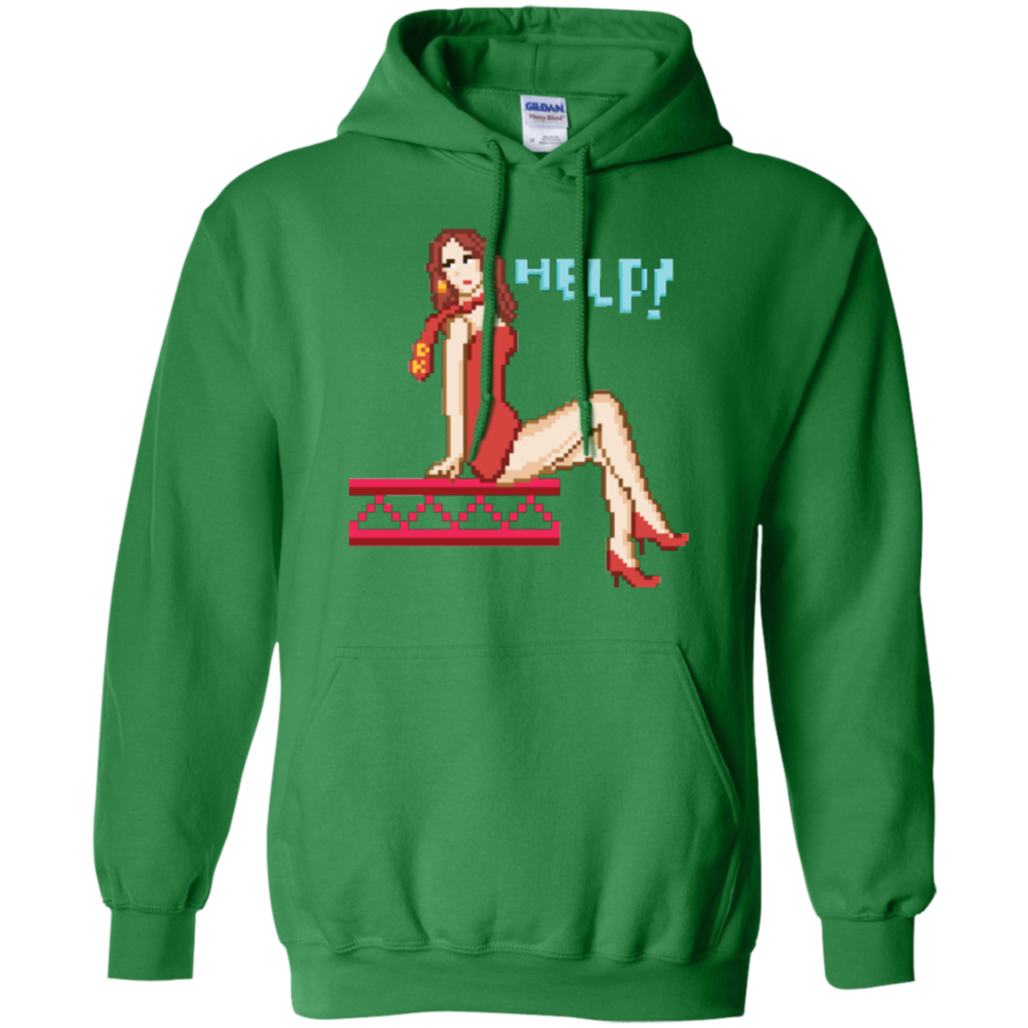 Pixel Pinup Pauline Pullover Hoodie