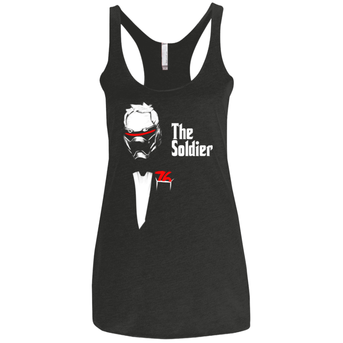 The Soldier (1) Women's Triblend Racerback Tank