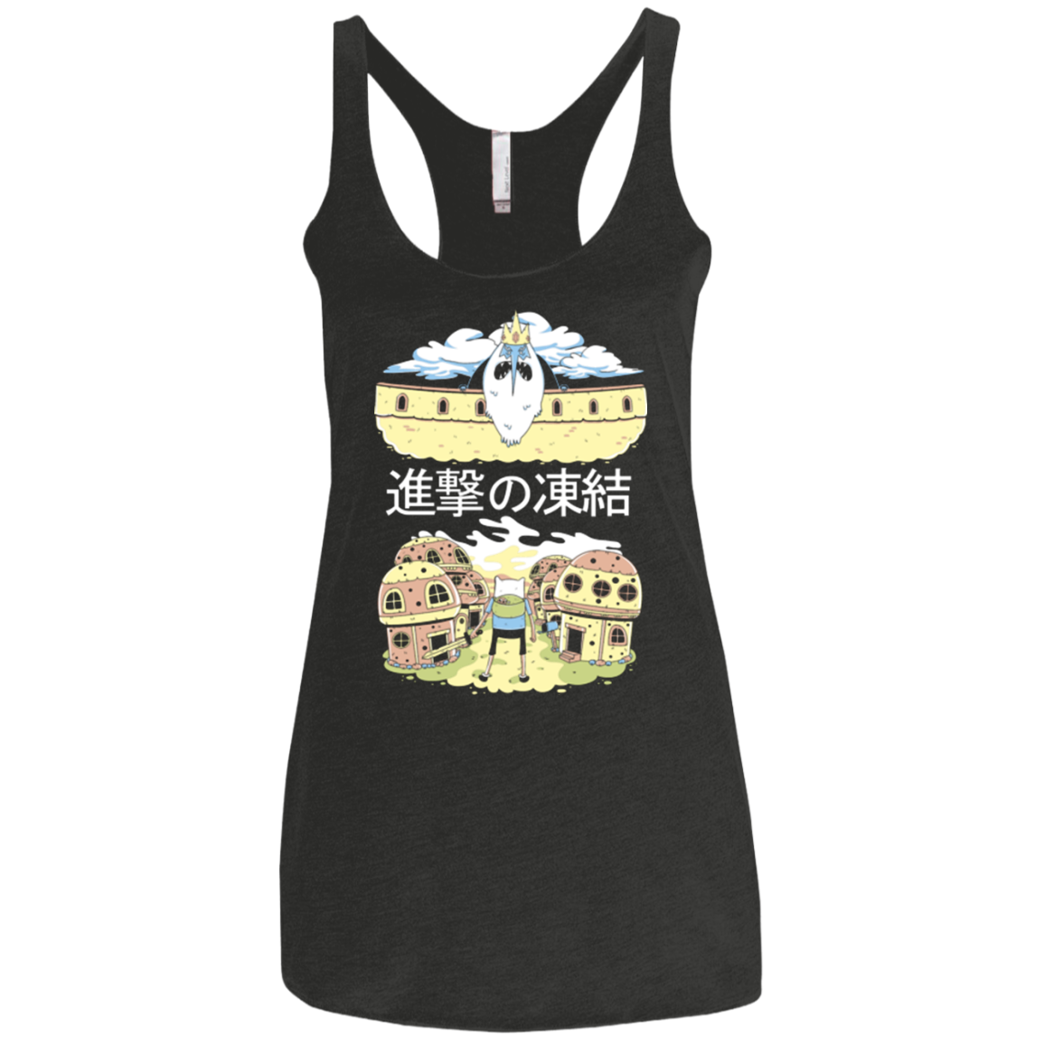 Attack on Freeze Women's Triblend Racerback Tank