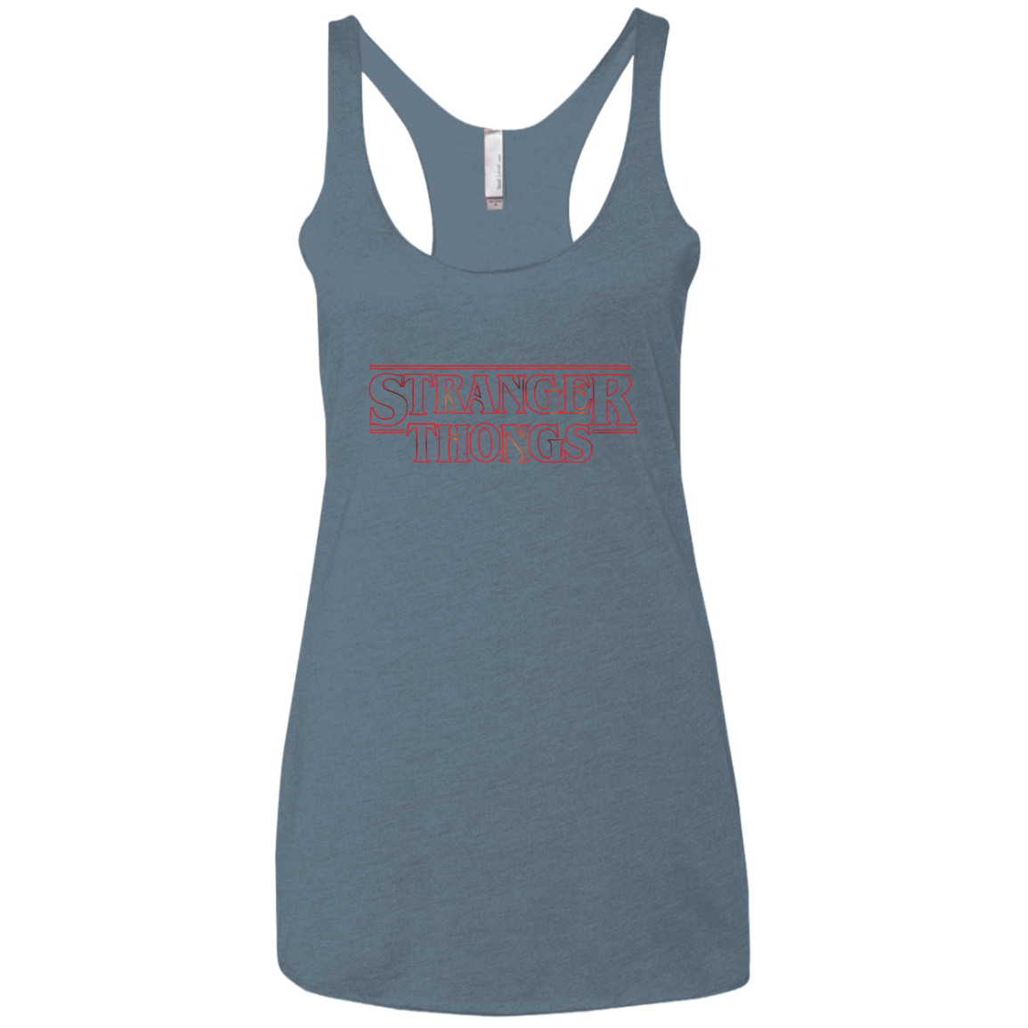 Stranger Thongs Women's Triblend Racerback Tank