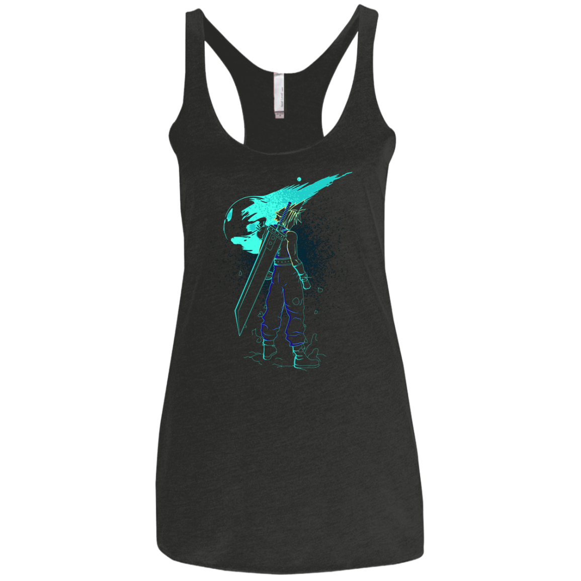 Shadow of the Meteor Women's Triblend Racerback Tank