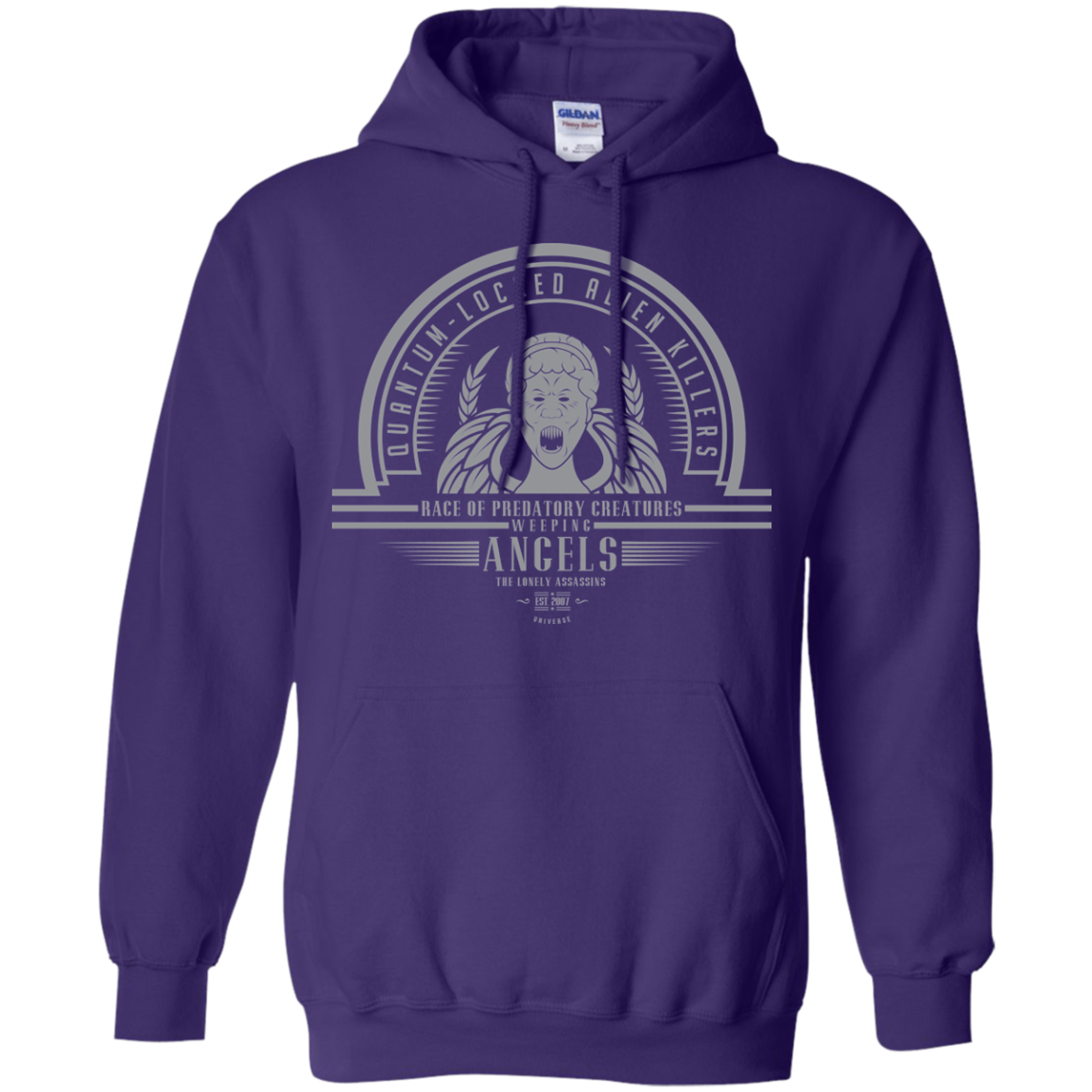 Who Villains Weeping Angels Pullover Hoodie