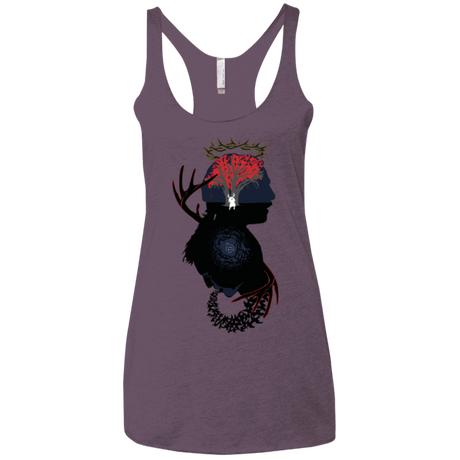 Spiral Detective Women's Triblend Racerback Tank