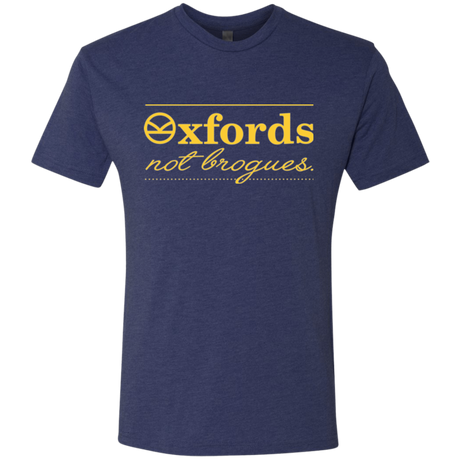 Oxfords Not Brogues Men's Triblend T-Shirt