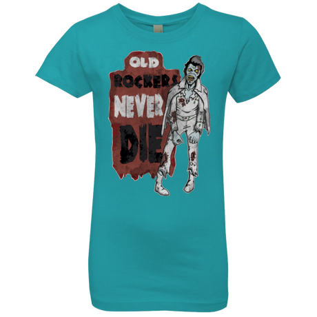 Old Rockers Never Die Girls Premium T-Shirt