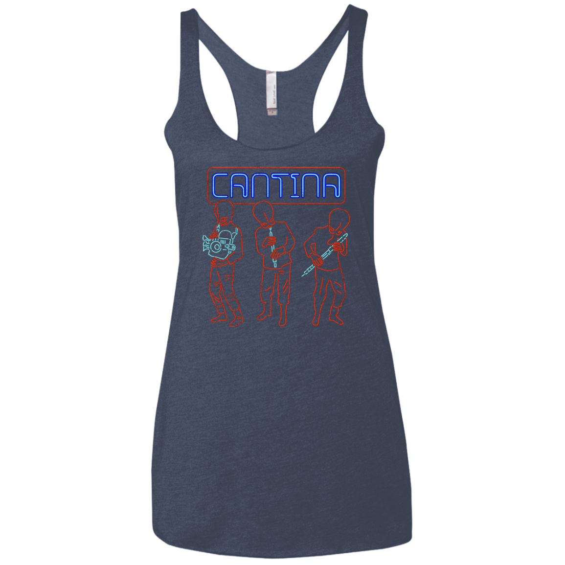 Cantina Bar Women's Triblend Racerback Tank