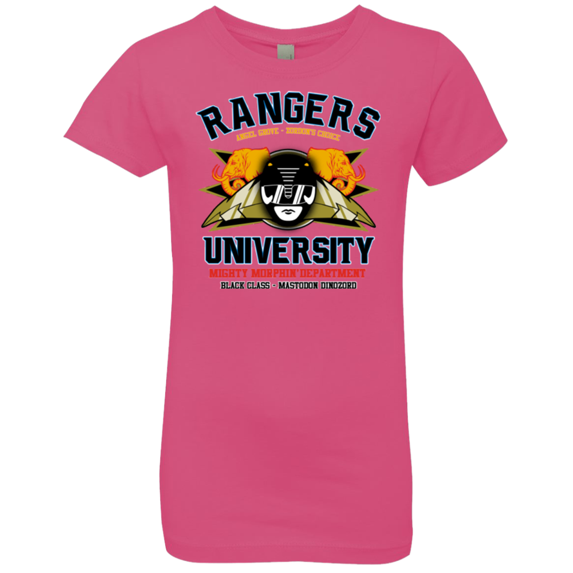 Rangers U Black Ranger Girls Premium T-Shirt