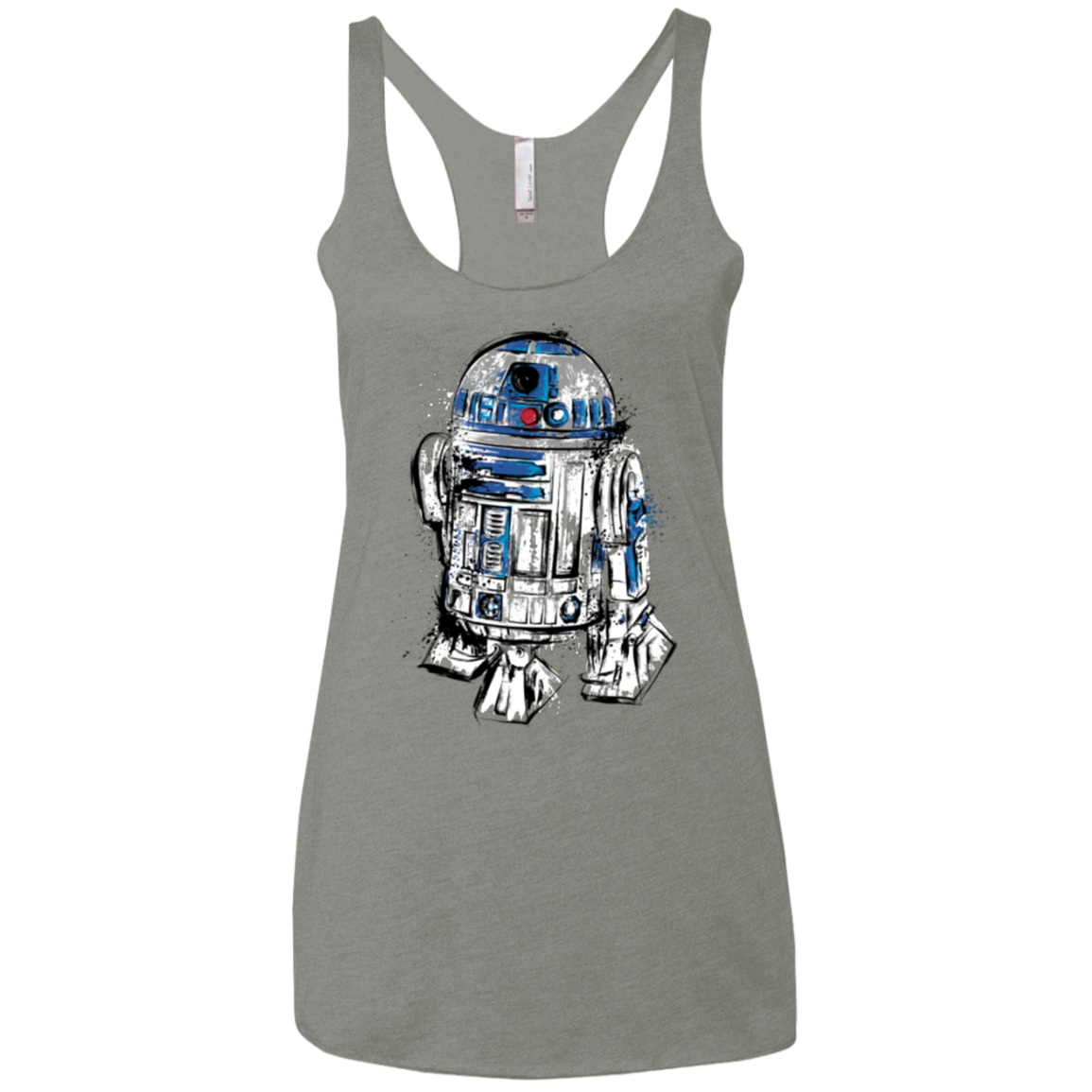 More than a droid Women's Triblend Racerback Tank