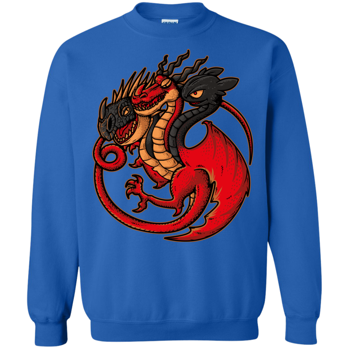 FIRE BLOOD AND TRAINING Crewneck Sweatshirt