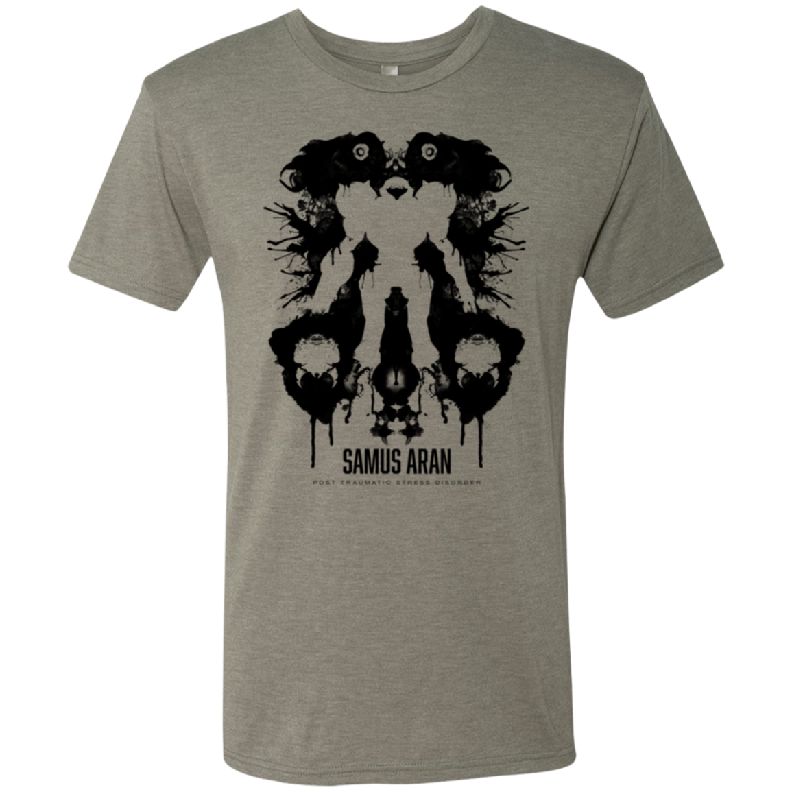 Samus Ink Blot Men's Triblend T-Shirt