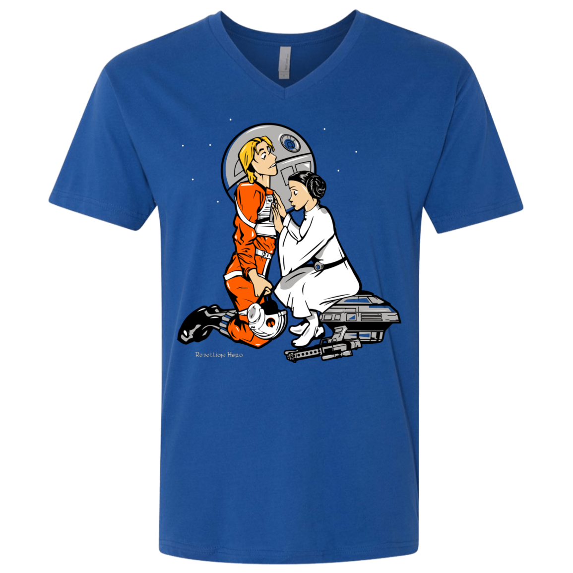 Rebellion Hero Men's Premium V-Neck