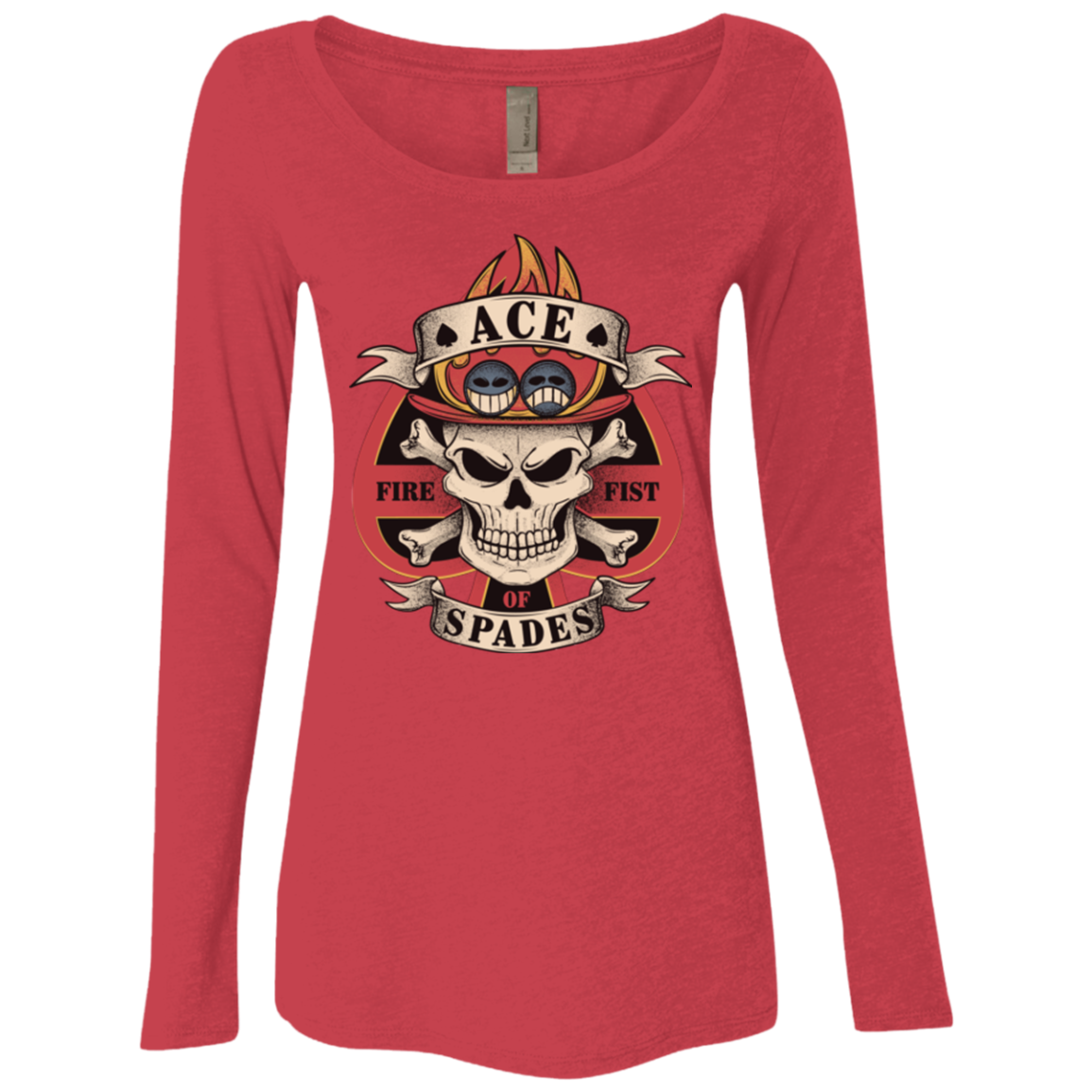 Ace of Spades Women's Triblend Long Sleeve Shirt