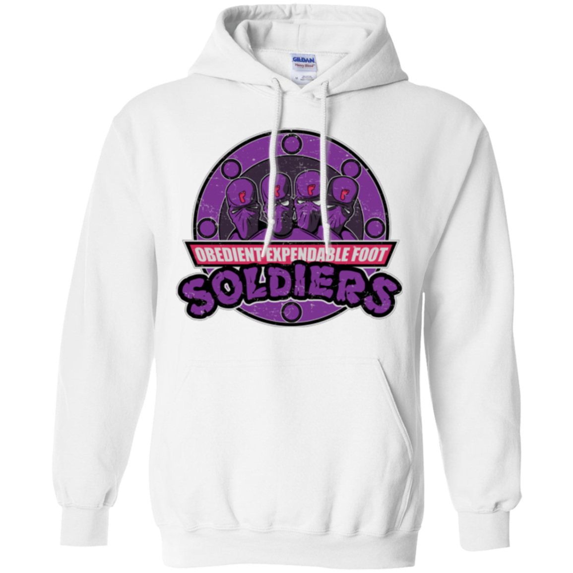 OBEDIENT EXPENDABLE FOOT SOLDIERS Pullover Hoodie
