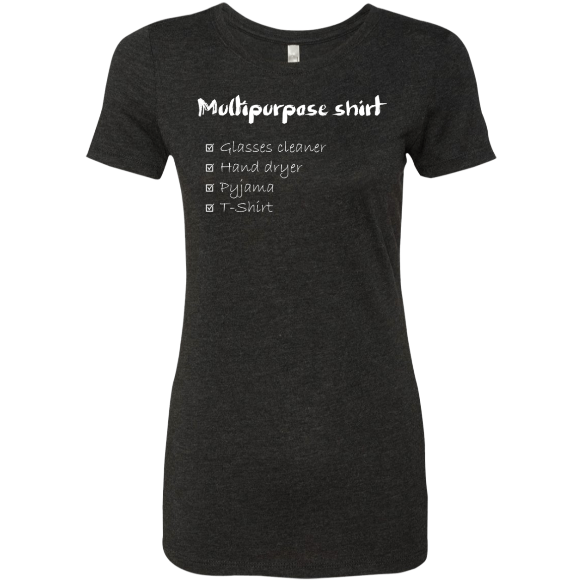 Multipurpose Shirt White ink Women's Triblend T-Shirt