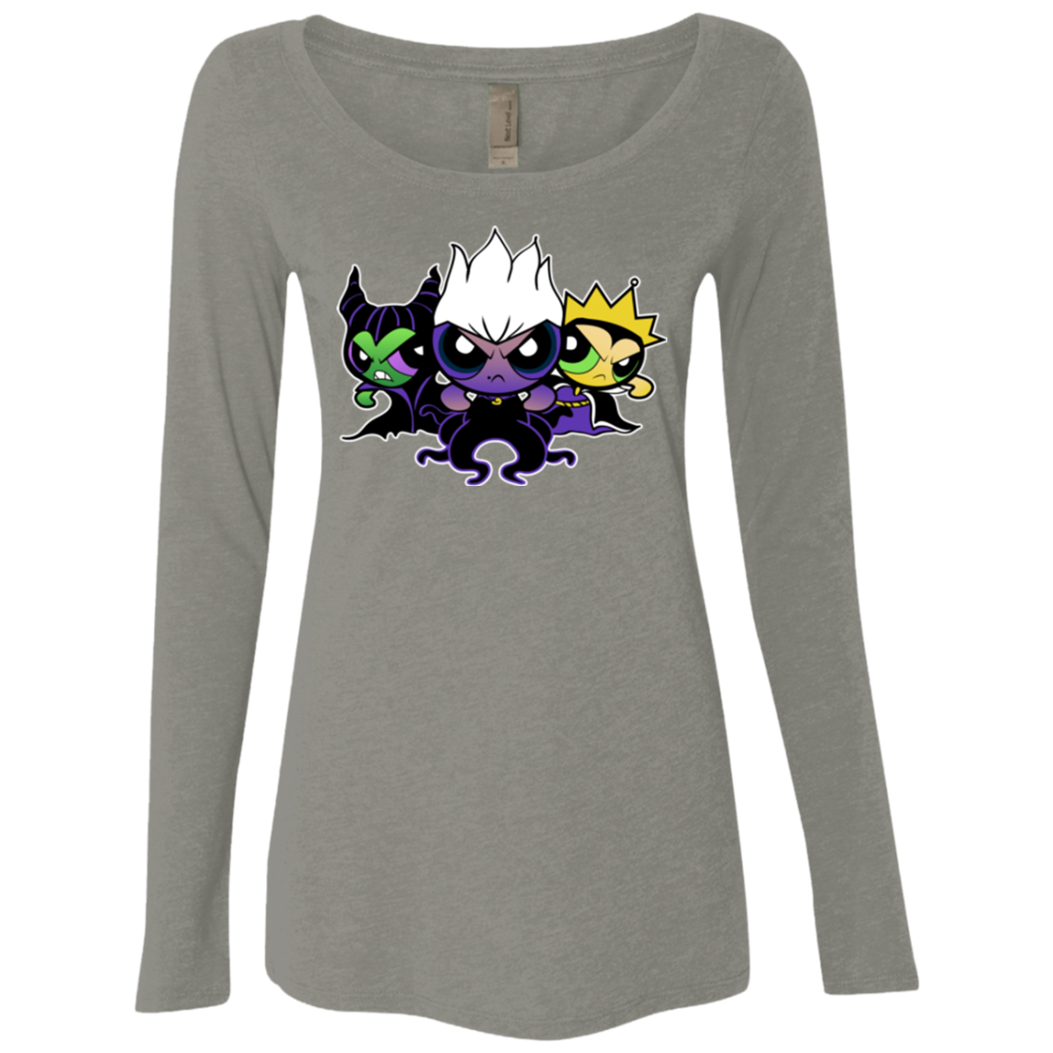 Villain Puff Girls Women's Triblend Long Sleeve Shirt