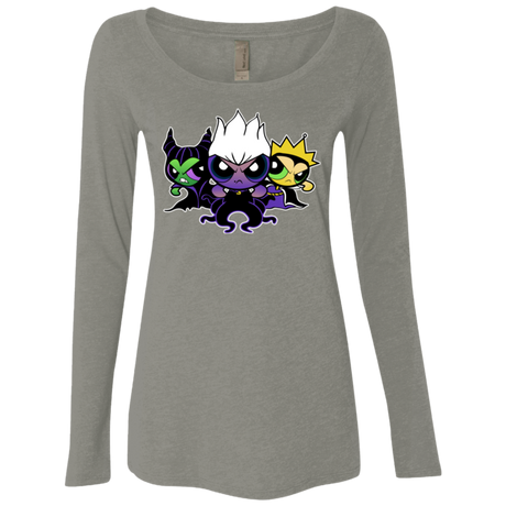 Villain Puff Girls Women's Triblend Long Sleeve Shirt