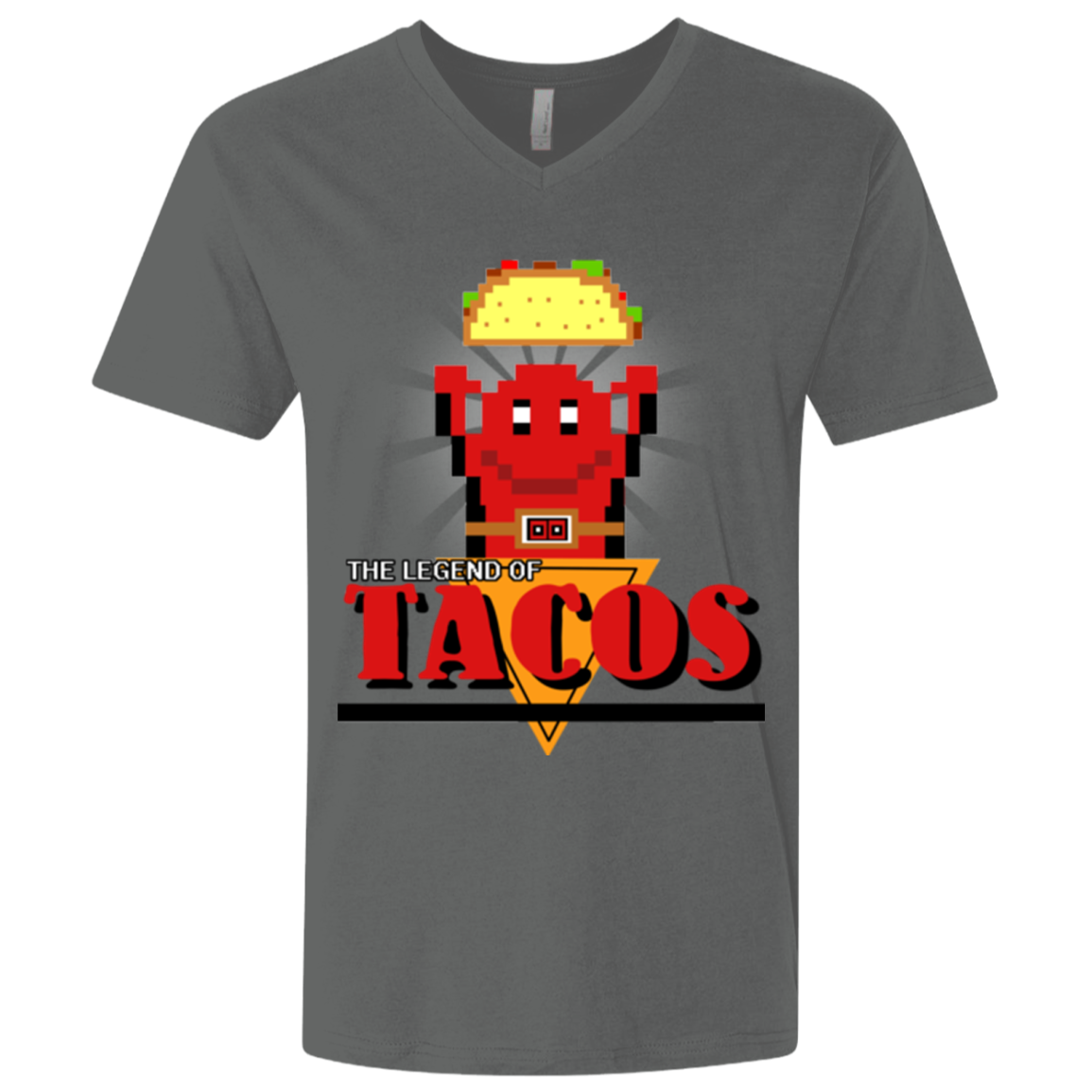 Legend of Tacos Men's Premium V-Neck