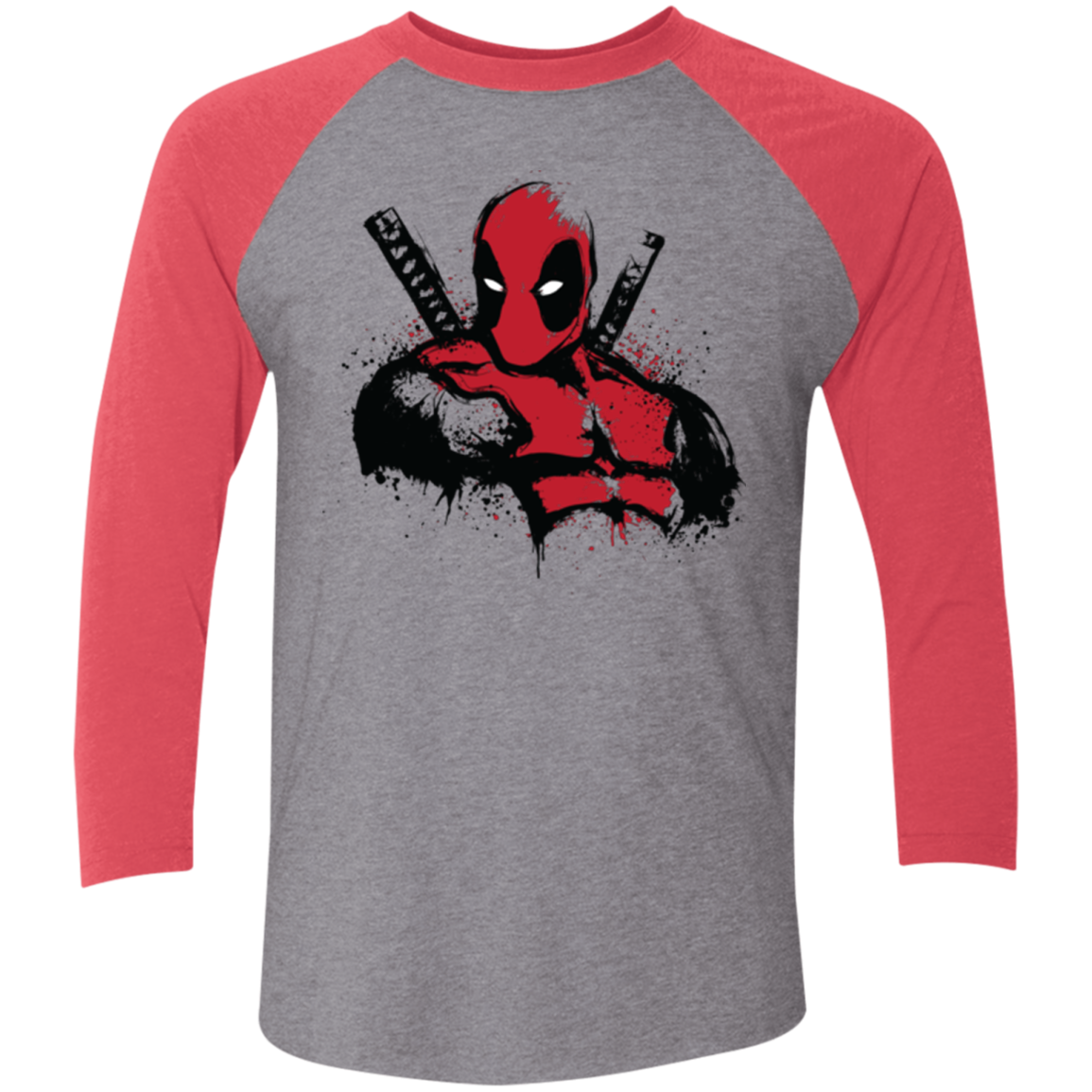 The Merc in Red Men's Triblend 3/4 Sleeve