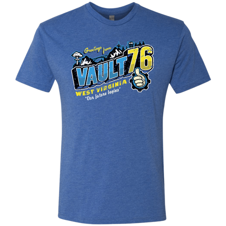Greetings from WV Vault Men's Triblend T-Shirt